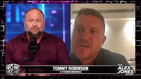 Tommy Robinson Alex Jones