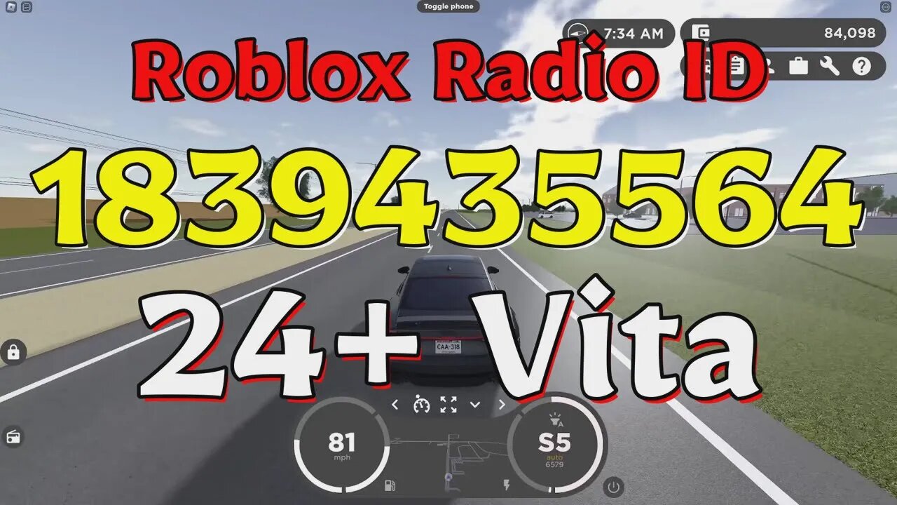 Vita Roblox Radio Codes/IDs