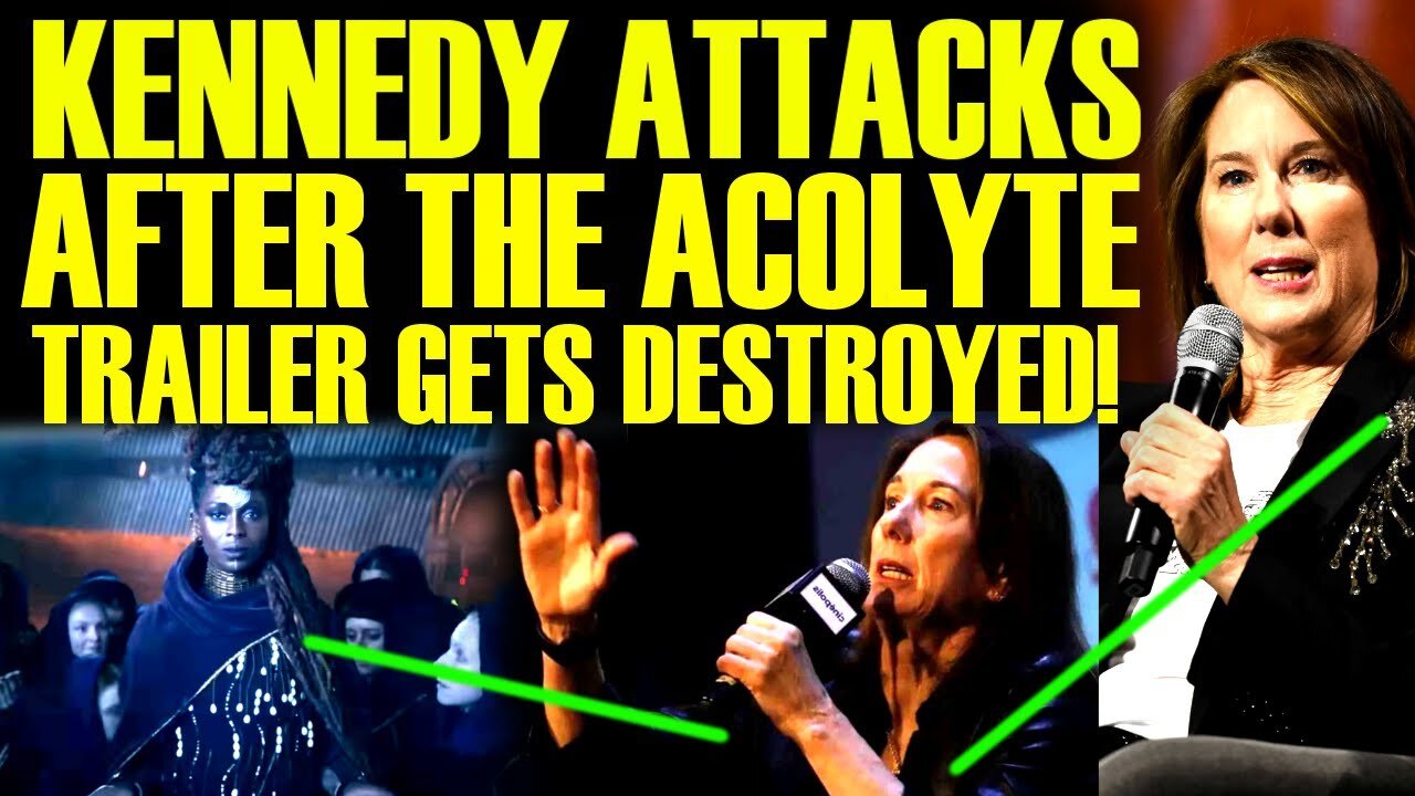 KATHLEEN KENNEDY ATTACKS FANS AFTER THE ACOLYTE TRAILER GETS DESTROYED! Another Disney Disaster