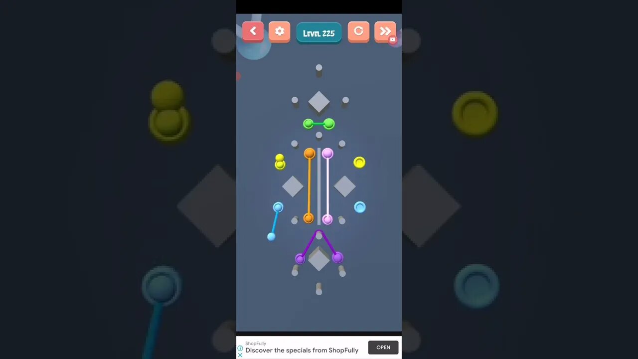 Color Rope Puzzle - Level 225