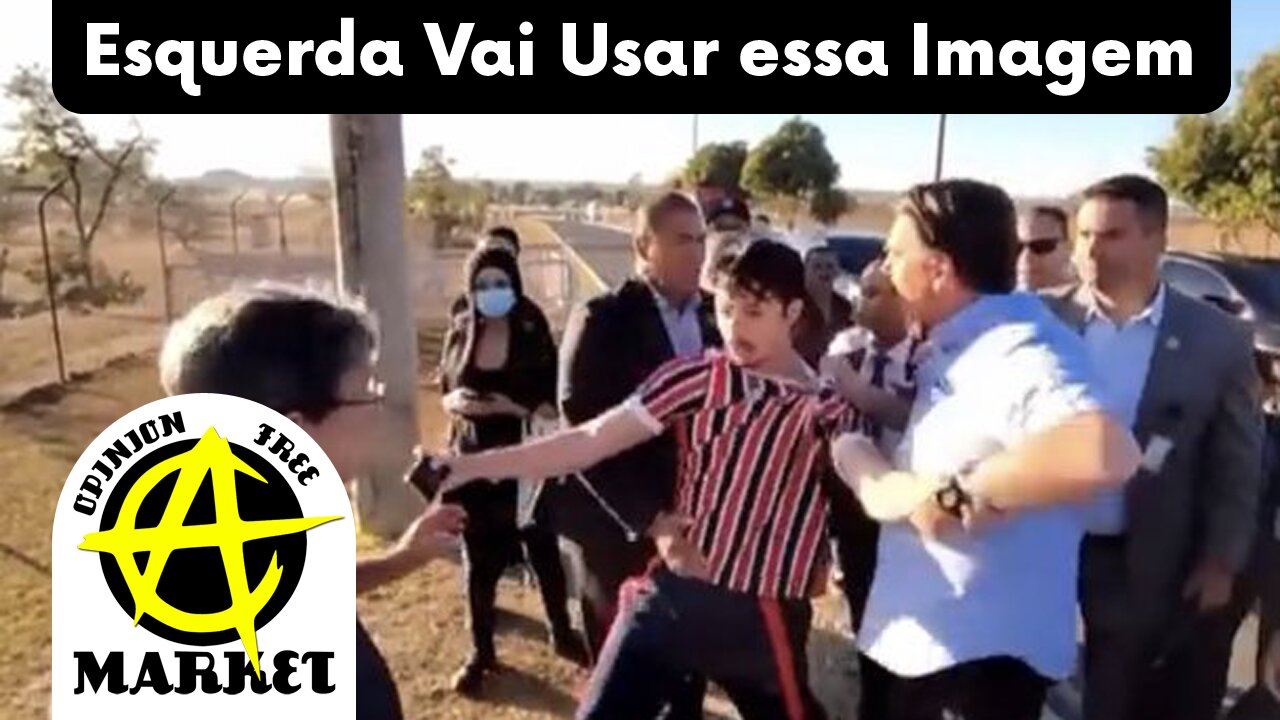 YOUTUBER ofende BOLSONARO que TENTA CONVERSAR com ele, mas IMAGEM ficou COMPROMETEDORA