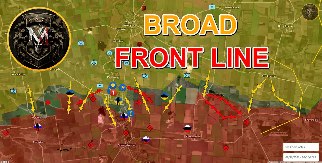 Summer Operations | Bradley Square Becomes Stryker Square. Military Summary And Analysis 2023.08.16