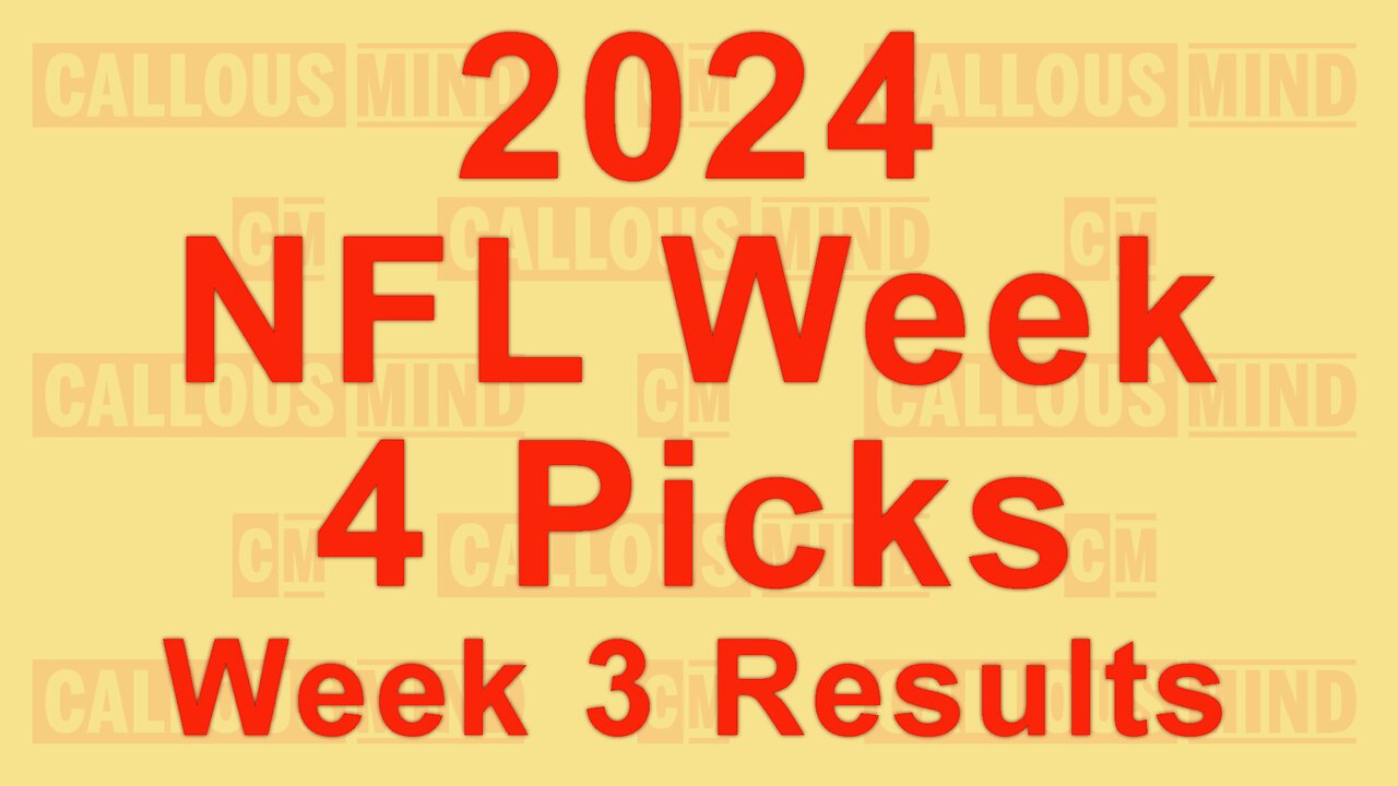 2024 National Football League Week 4 Game Predictions - week 3 prediction results