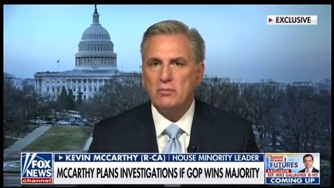 GOP Leader Lists Exactly What They'll Investigate If They Win The House