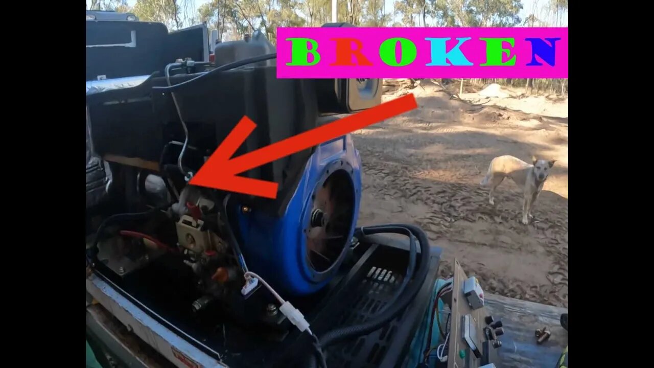 Fixing the Generator #farm #offgridhomestead #dog #offgrid #generatorepairing #generator #fixing
