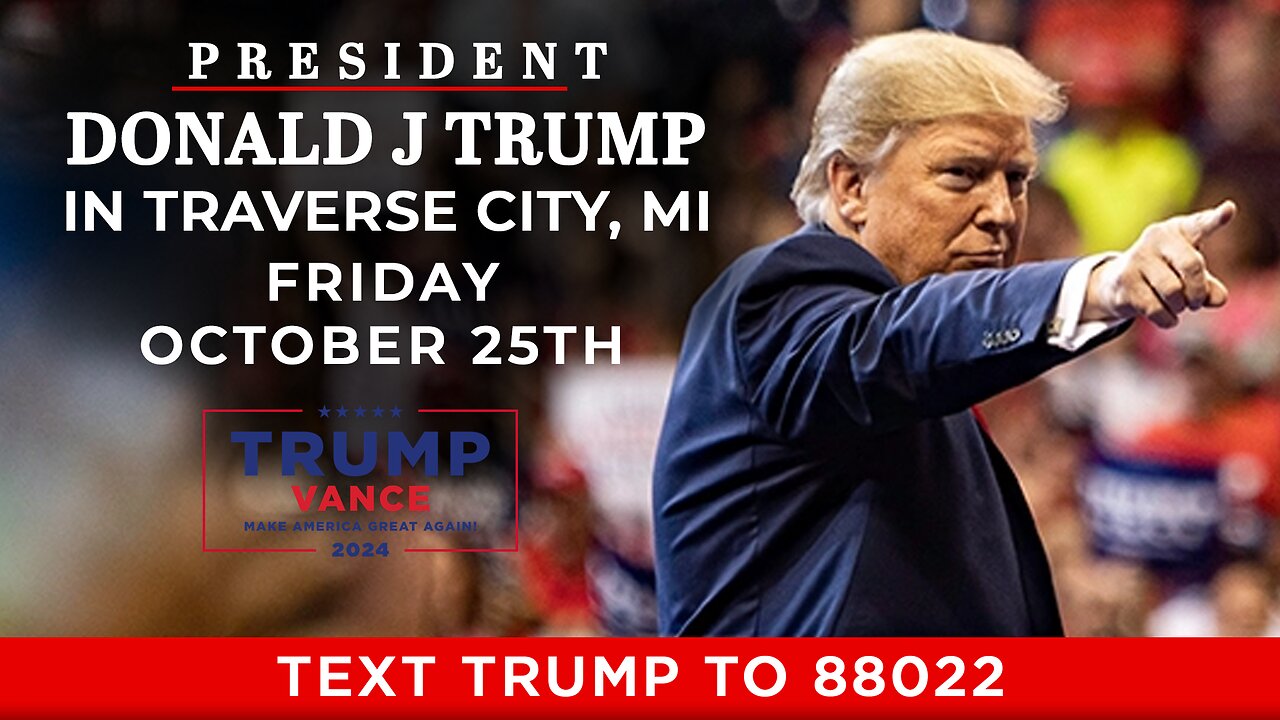 LIVE: President Trump in Traverse City, MI