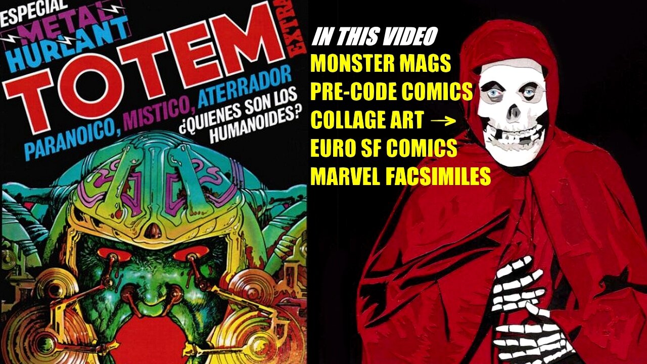 HORROR Movie MONSTER Mags, Pre-code Horror Comics, Euro SCI-FI Comic Books