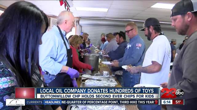 Local oil company holds toy drive to benefit Buttonwillow CHP CHiPs for Kids