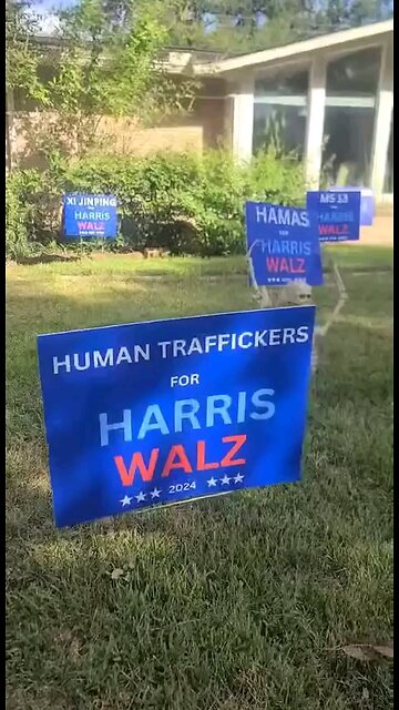 Harris and Waltz stand for evil. please like share follow