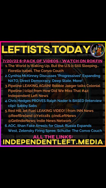 7/20: The World Is Waking Up, But the U.S Is Still Sleeping | Pipeline LEAKING AGAIN!