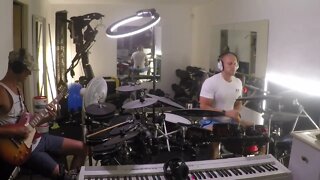 Drop D in 12/8 time signature drive rock exploration snippets - JHE (J.E.) - 9/3/22