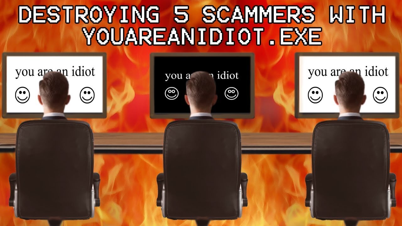 Destroying SCAM Call Center With YouAreAnIdiot.EXE!