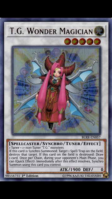 Yu-Gi-Oh! Duel Links - Antinomy’s T.G. Wonder Magician Gameplay