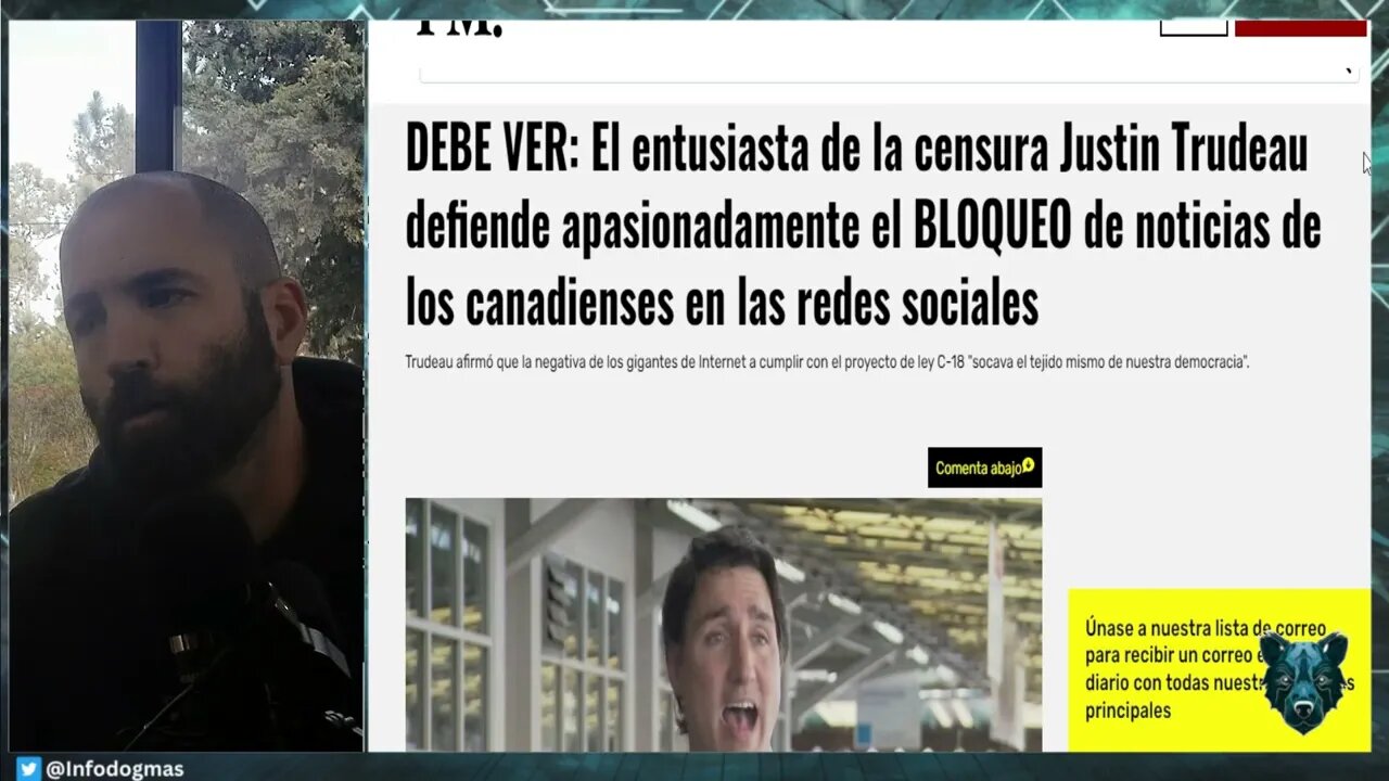 Justin TRUDEAU Censura La PRENSA Canadiense