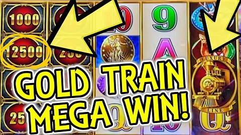 MASSIVE JACKPOT ARRIVES!!! 💵 GOLD TRAIN COMES IN THE STATION W/ MEGA MONEY ONBOARD!