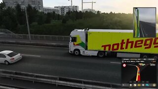 Eurotrucksimulator 2. Mit dem LKW durch Europa Auf der Pro Mod mit guter Musik.