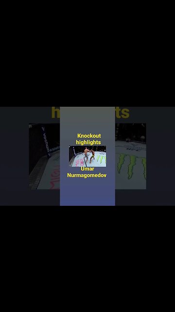 Umar Nurmagomedov got his first knockout in his entire fighting career emotional #viral @ufc