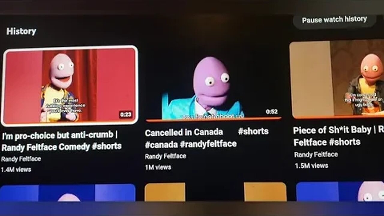 My YT Watch History Lets see