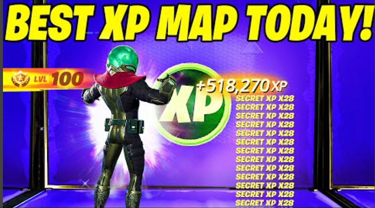 Easiest XP Glitch Map to Level Up Fast in Fortnite