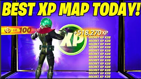 Easiest XP Glitch Map to Level Up Fast in Fortnite