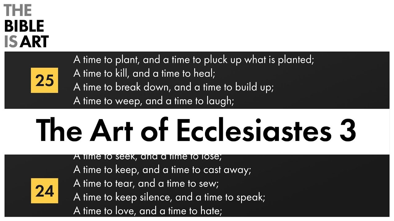 Ecclesiastes 3 Explained