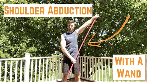 Wand Shoulder Abduction #shoulder #pain #mobility #gym #exercise