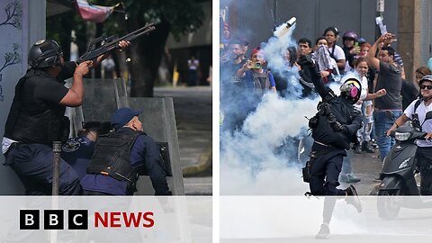 Protests erupt in Caracas against Venezuela's disputed election result | BBC News| CN ✅