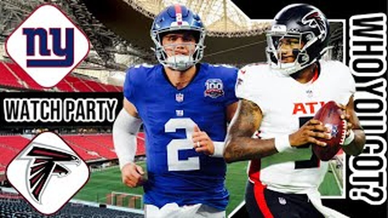 New York Giants vs Atlanta Falcons | Live Play by Play | Watch Party Stream | NFL 2024 GAME🏈🔥