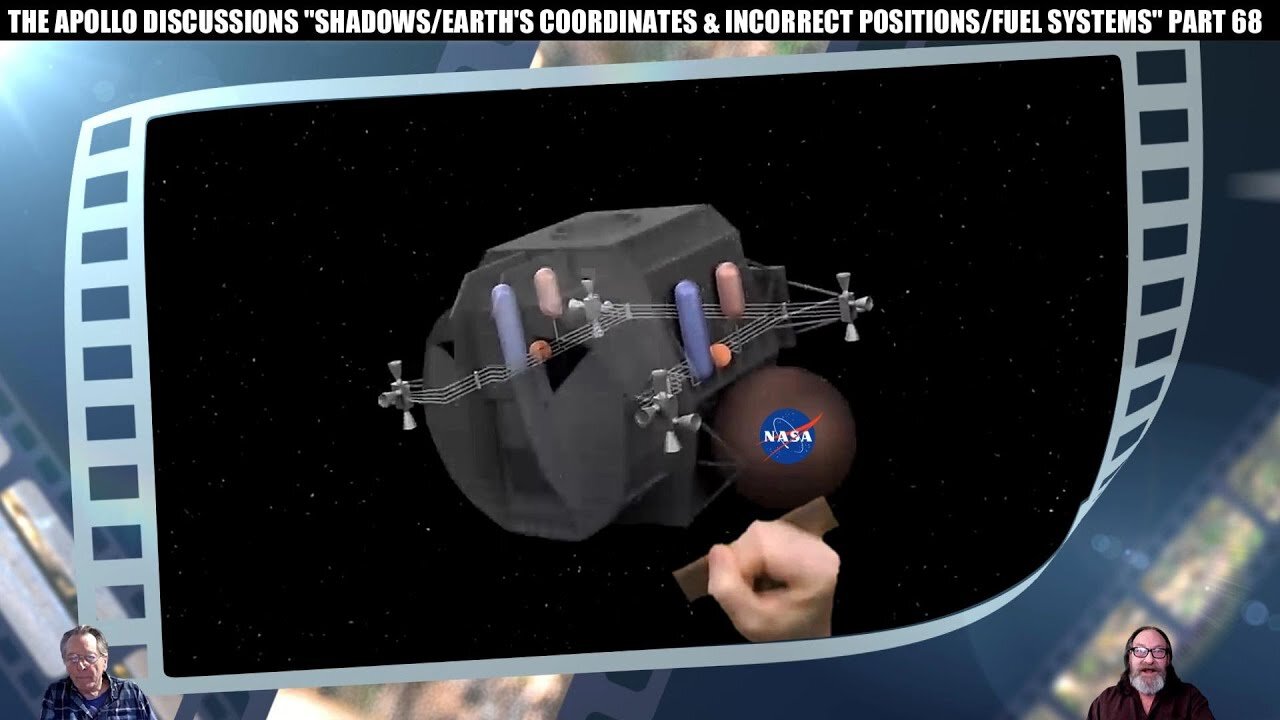 THE APOLLO DISCUSSIONS "SHADOWS/ EARTH COORDINATES & INCORRECT POSITIONS/ FUEL SYSTEMS" PART 68