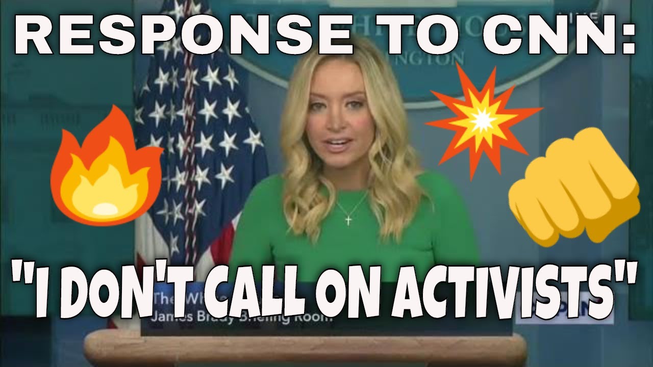 "I Don't Call on Activists" - BOOM! Kayleigh McEnany Responds to Kaitlan Collins of CNN