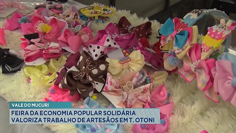 Vale do Mucuri: Feira da Economia Popular Solidária Valoriza Trabalho de Artesãos em T. Otoni.