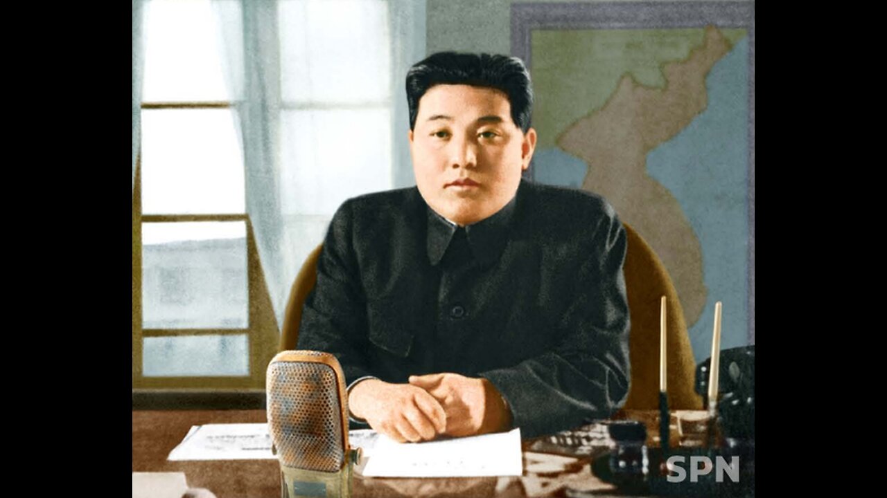 6.25가 북침이라고 주장하는 '김일성'