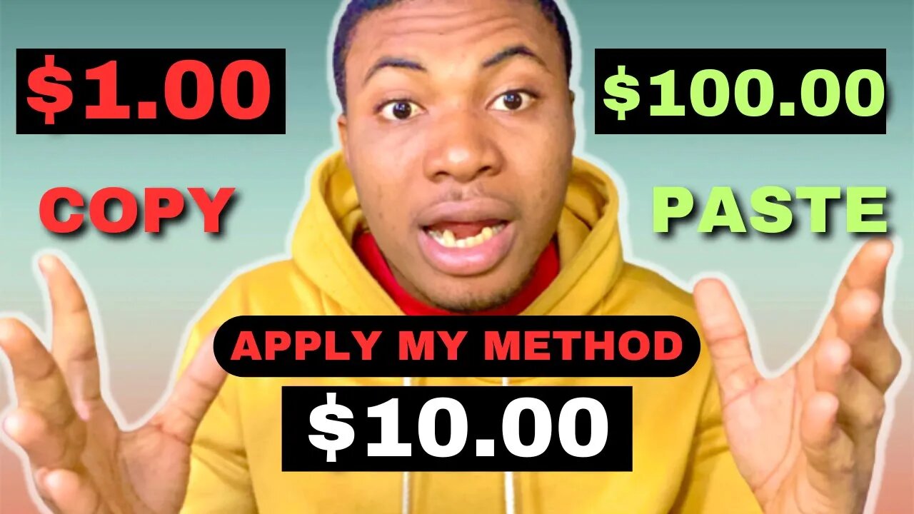 Earn $100 Just by Copying And Pasting (Make Money Online For Free)