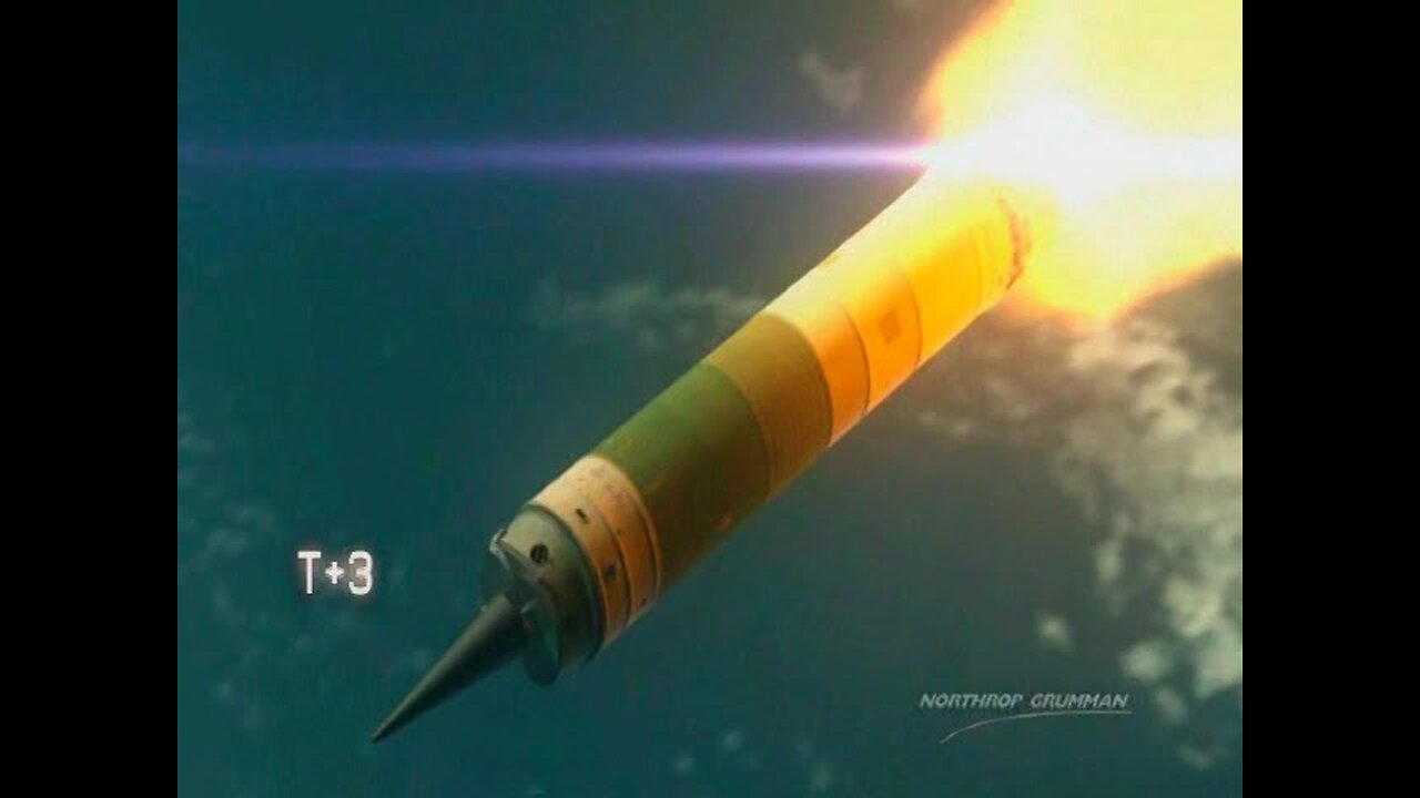 Animated Flight Sequence of a Minuteman III [ICBM] | Northrop Grumman - 2007