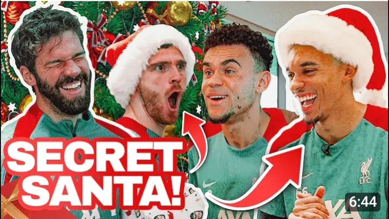 Diaz's Dancing Santa & HILARIOUS Baby Photos! Trent & Robertson's Christmas Gifts | Liverpool FC