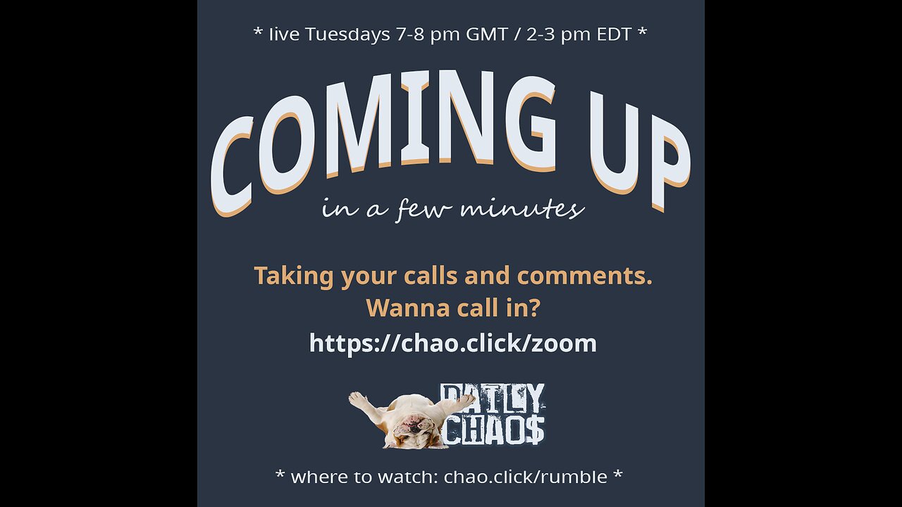 Taking Your Calls ~ Daily Chaos