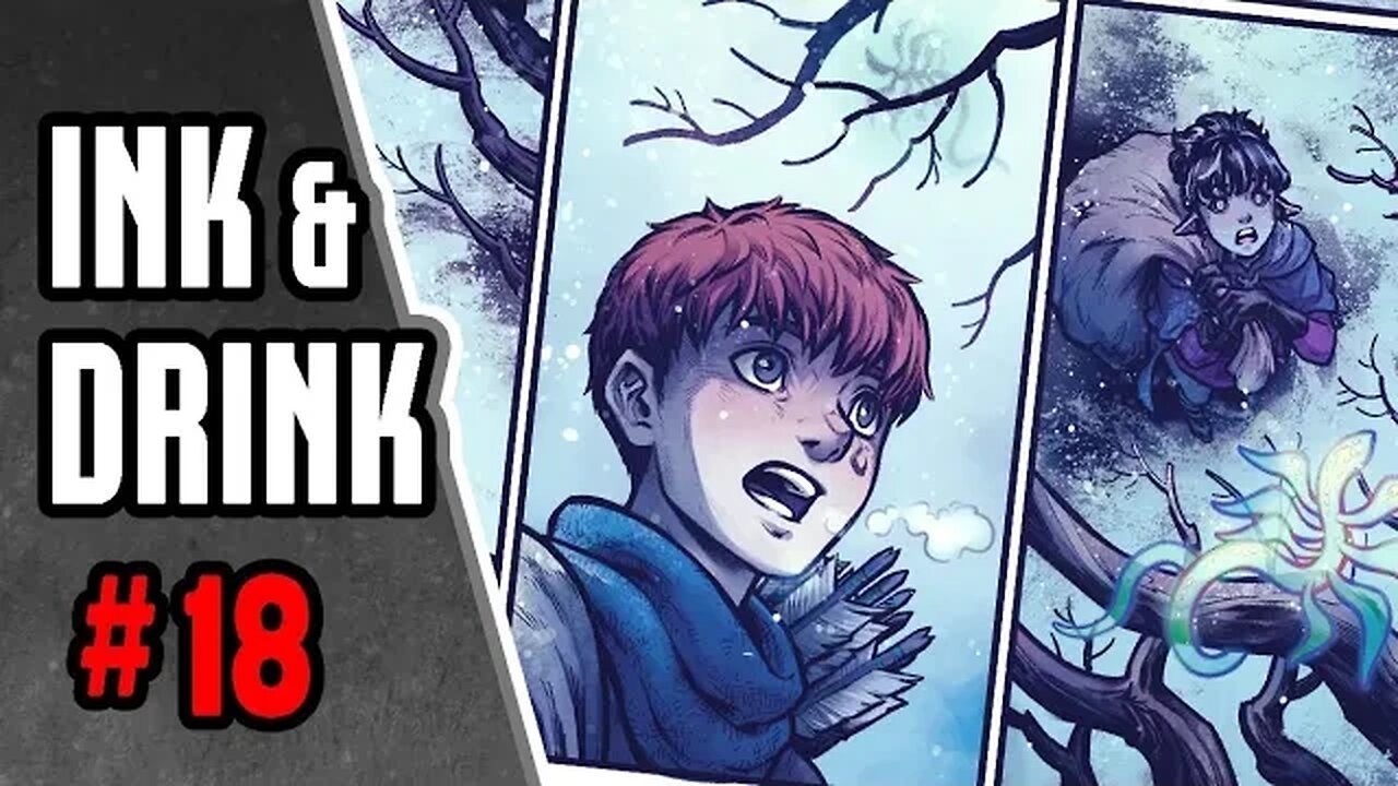 DRAW STREAM: Winter Solstice, Inking FIENDISH #2!