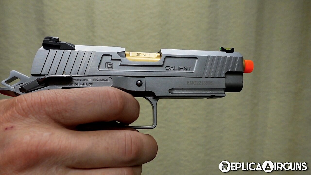 EMG SAI 2011 DS 4.3 CO2 Blowback Airsoft Pistol Field Test Review