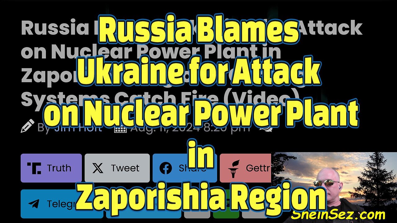 Russia Blames Ukraine for Attack on Nuclear Power Plant in Zaporishia Region-619