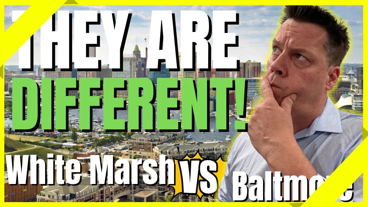 Baltimore Maryland Vs. White Marsh Maryland -WHAT AREA IS BETTER?