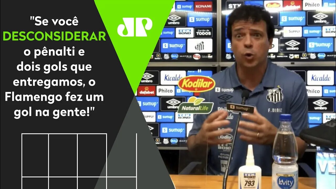 É SÉRIO? OLHA como Fernando Diniz POLEMIZOU após Santos 0 x 4 Flamengo!