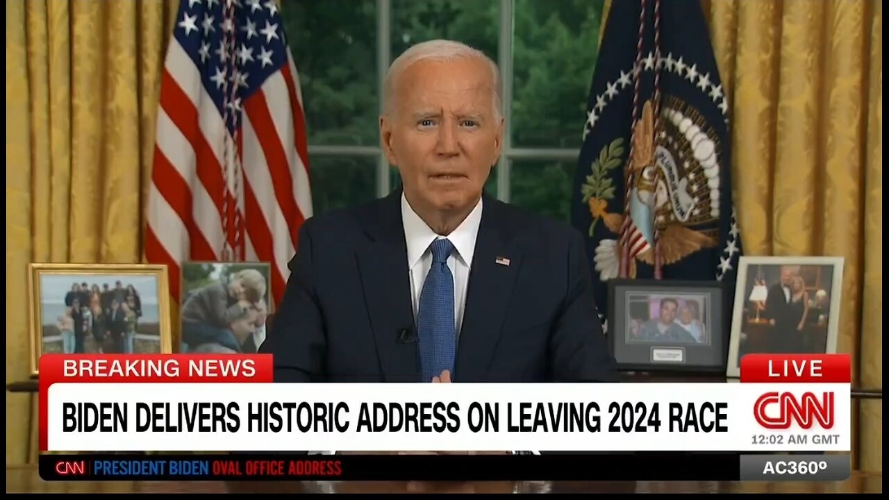 Biden Uses Democracy Excuse For Withdrawing From The 2024 Race