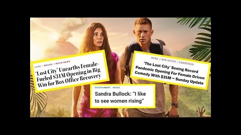 The Lost City Box Office RESPECTS WOMEN with Record Breaking Weekend!