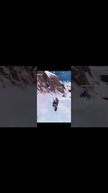Massive Jump on motorcycle
