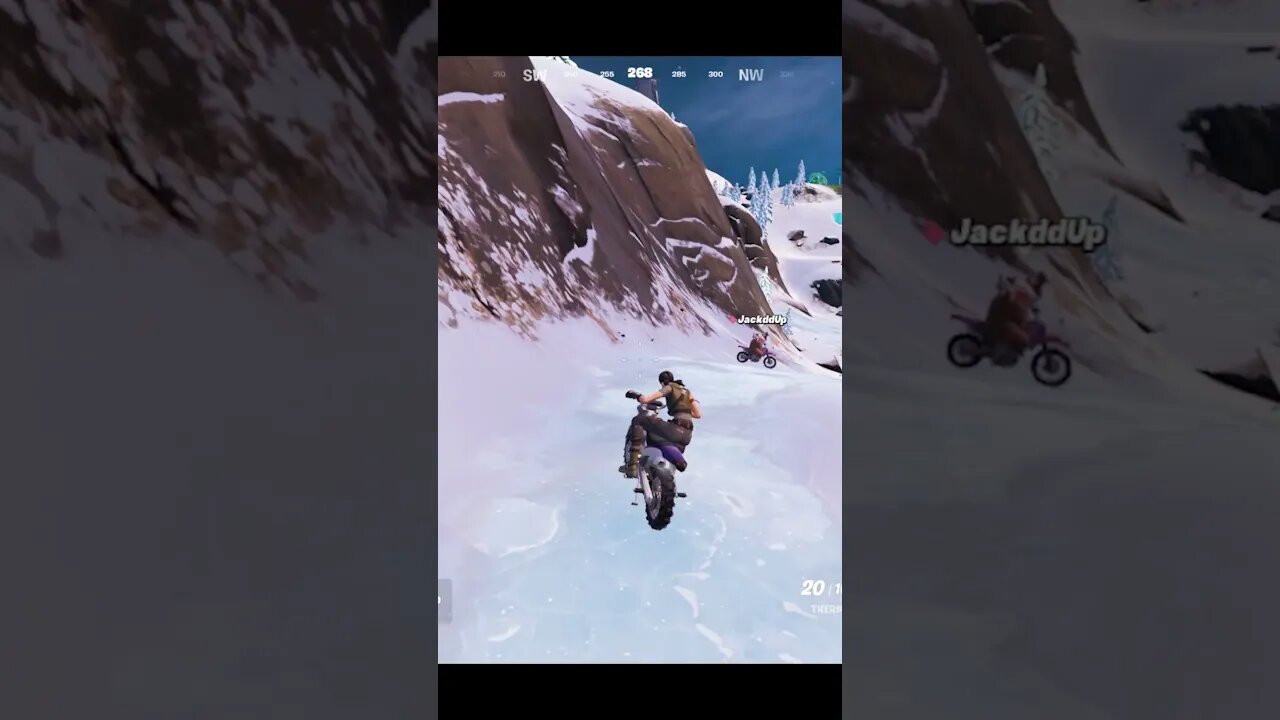 Massive Jump on motorcycle