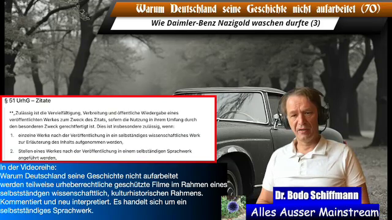 28.10.24⚙️🛞💰Wie Daimler-Benz Nazi Gold waschen durfte (3)..BOSCHIMO 🇩🇪🇦🇹🇨🇭🇪🇺🇹🇿🐰AAM🎇