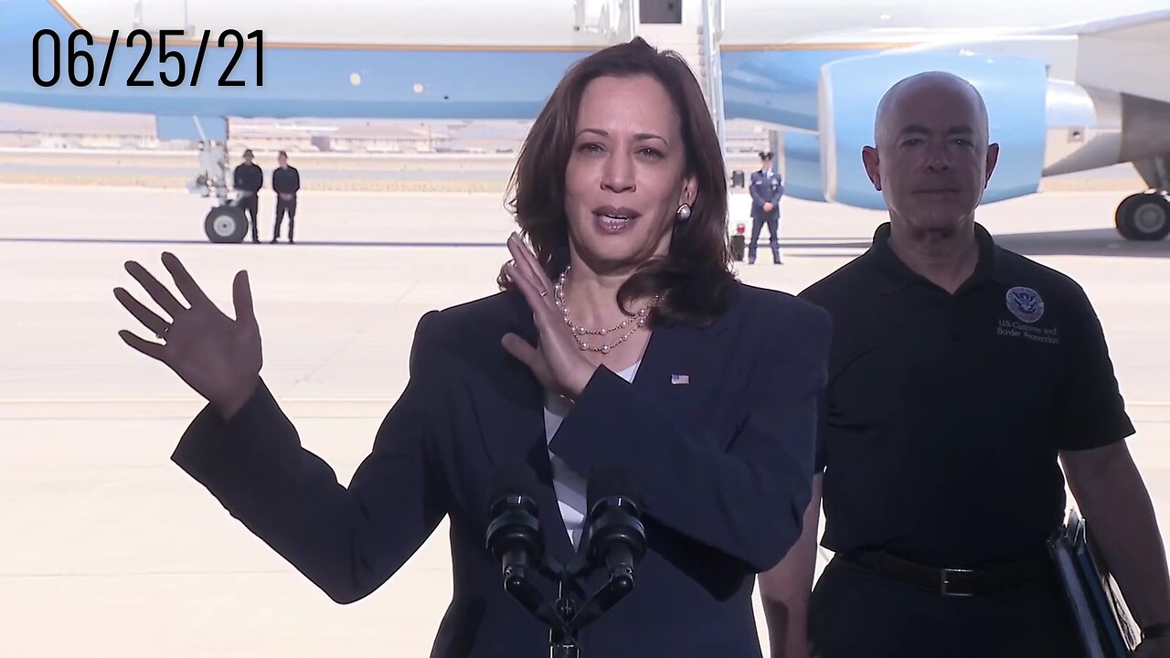 FLASHBACK - Kamala Harris, Word Salad about "working" on the Border Crisis and Immigration Reform