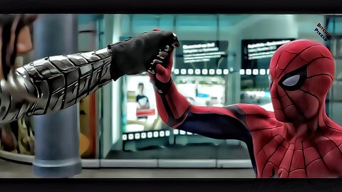 Spiderman tries to arrest Winter Soldier and Falcon [Animation]
