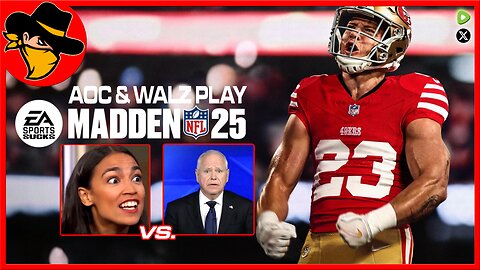 🔴LIVE | MADDEN 2025 CRINGE | AOC VS TIM WALZ🏈