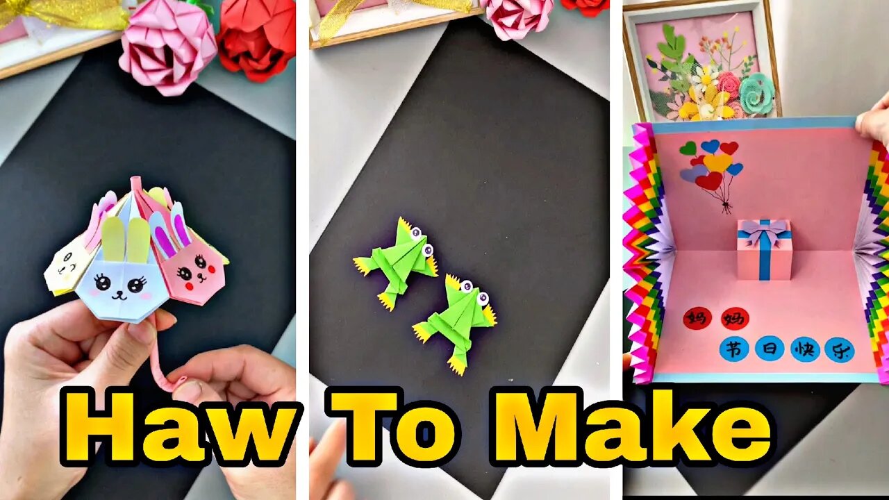 5 Amazing crafts idea from paper| haw to make toy from paper #crafts